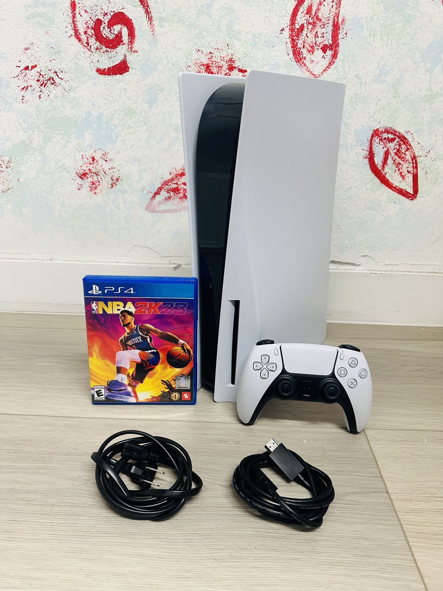 Sony PlayStation 5 - 825GB , Bonus 1 Game NBA 2K23 ( Used Very New )