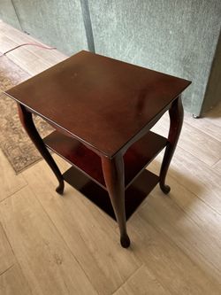 Solid Wood Antique End Table