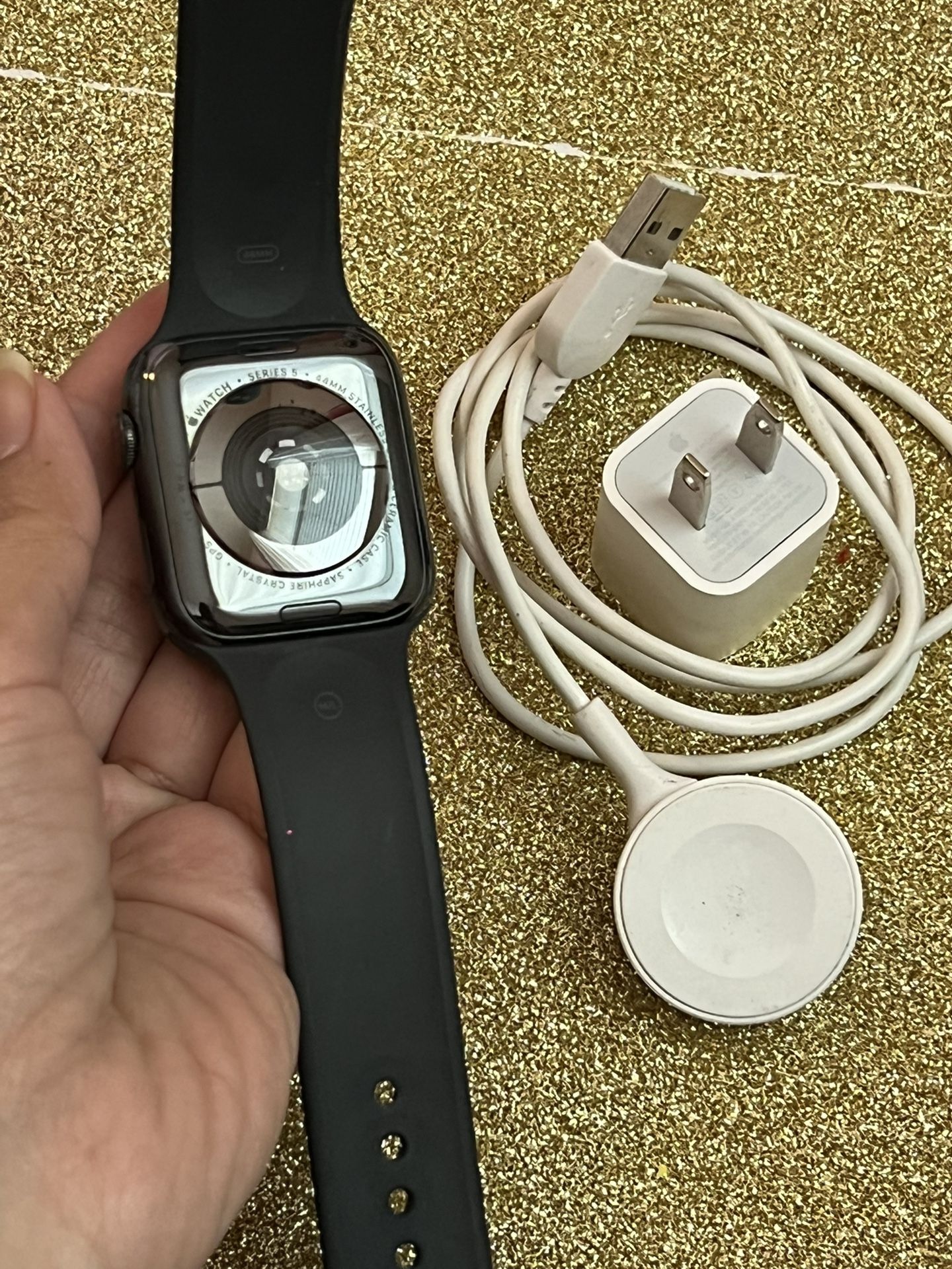 Gps Cellular Apple Watch 44mm Stainless Steel Band Stainless Steel