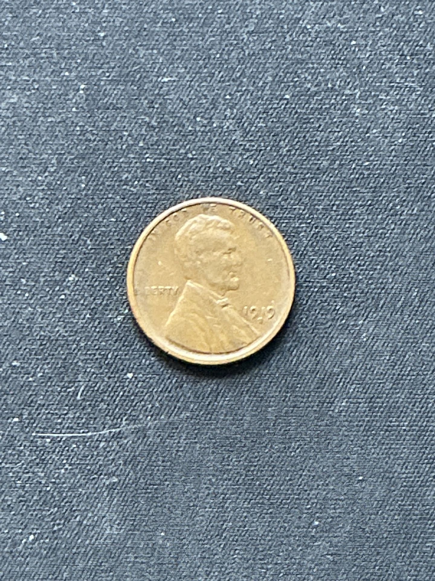 1919 D Wheat Penny, F Condition