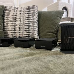 Nighthawk Wifi 6 Mesh + Netgear Modem 