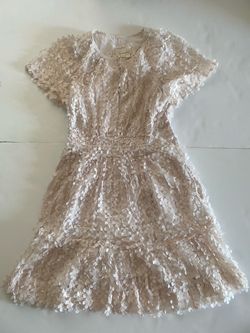 Anthropologie somerset mini dress WHITE