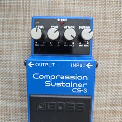 Boss compression/sustainer pedal