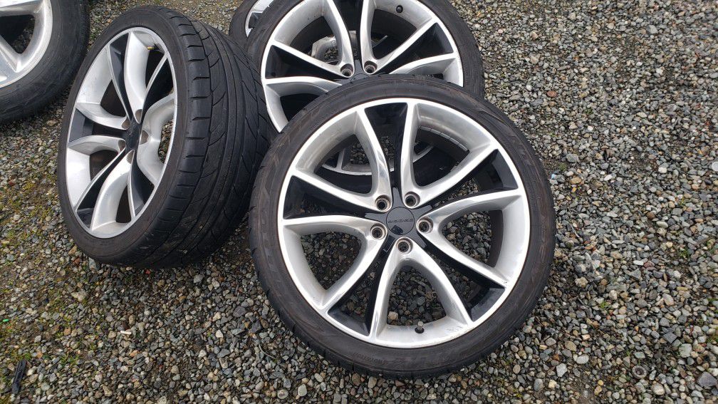 Charger oem wheels and tires 20