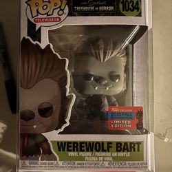 Funko Pop Television: Werewolf Bart Simpson 2020 Limited Edition #1034