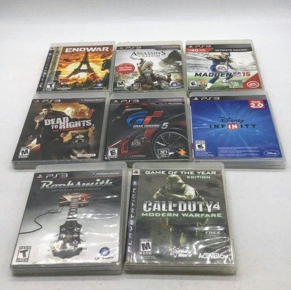 PlayStation 3 Lot Of 8 Games