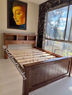 New Full Bed Frame - No mattress No mattress