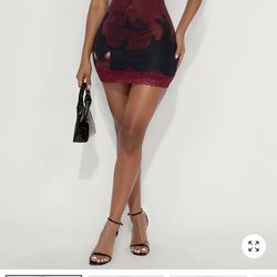 Fashion nova lace mini dress