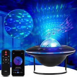 Star Projection Lamp With Bluetooth 