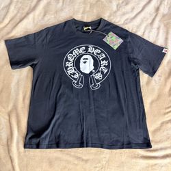 Bape Tee Chrome Hearts