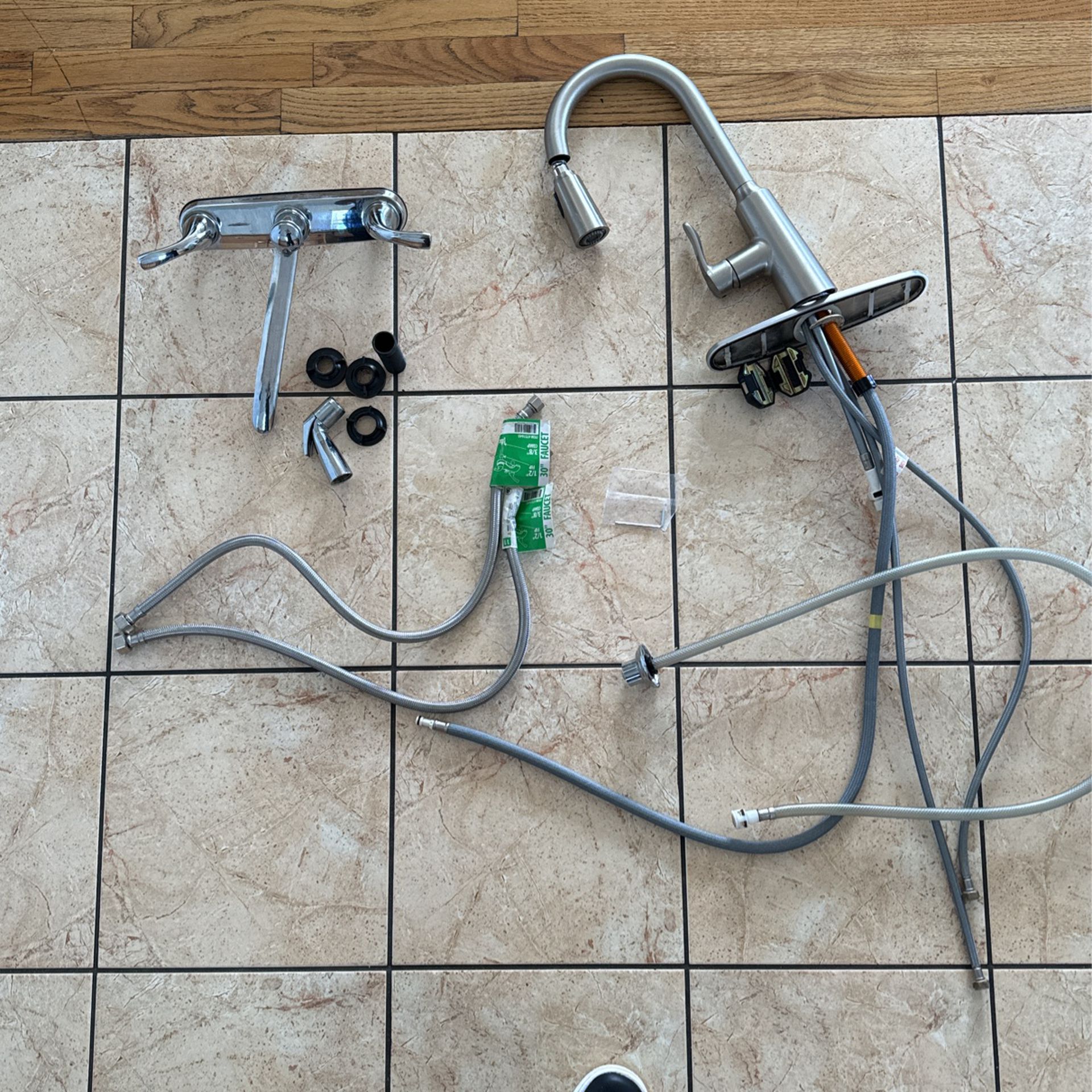 Project Source And Moen Kitchen Faucet Set