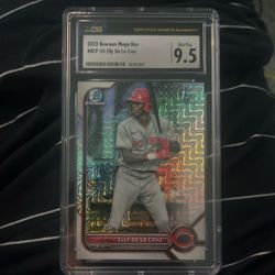 Elly De La Cruz 1st Bowman Chrome Baseball Card