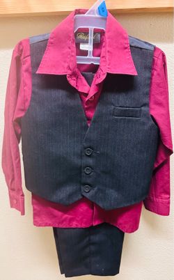 ✨Rafael Toddler 4-Piece Formal Vest Suit Set Size:4T Boys ✨