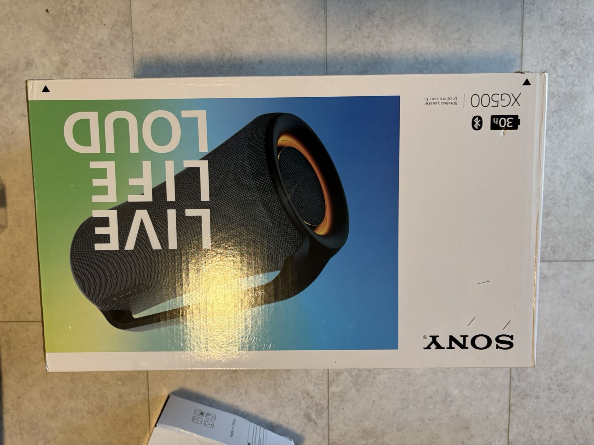 Speaker Sony Party Speaker XG500