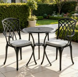 Cast Alminum Outdoor Bistro Set