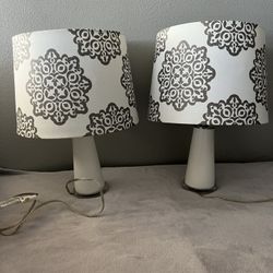 2 Side/Table lamps 