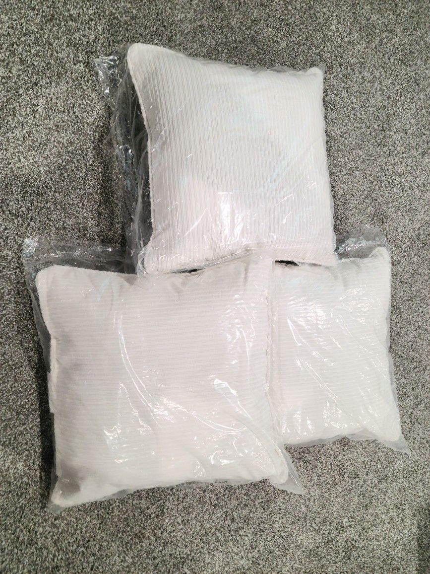 3 NEW Accent Pillows