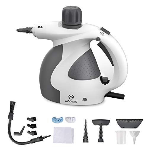 MOOSOO Steam Cleaner, Multi-Purpose Steam Cleaner for Home Use, Handheld Steamer 