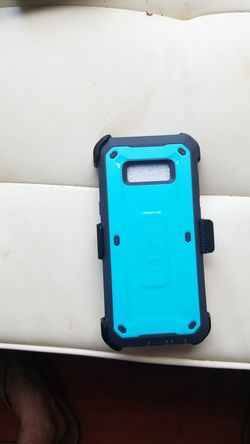 Samsung galaxy S8 plus Unicorn beetle phone case blue