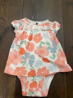 Girls flower skirt romper size 3/6 months by carters #15