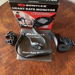NEW Bowflex 2 Piece Heart Rate Monitor & Watch 
