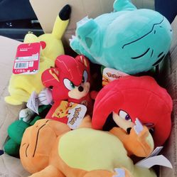 Plushies Pokémon Sonic DC