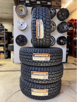 Set of 4 brand new LT285/70/17 arroyo tire $780
