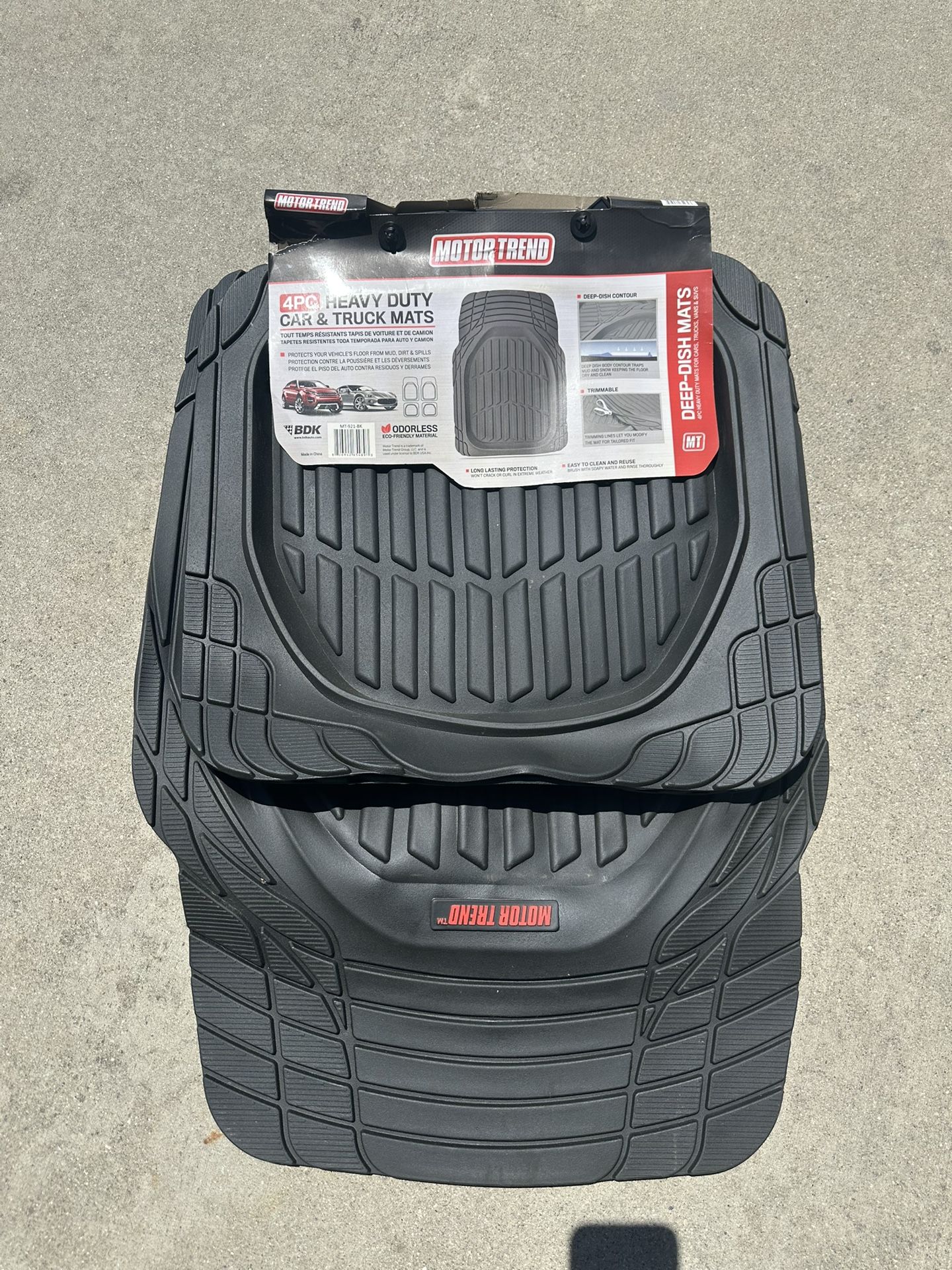 Motor Trend Heavy Duty Floor Mats- New