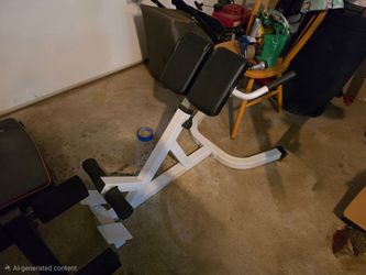 Decline bench and roman chair