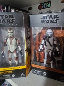 Star Wars Black Series Clone Trooper Action Figures (2)