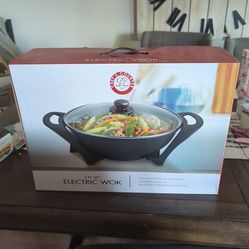 NIB Chef's Counter Electric Wok