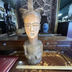 African Carved Wood Sculpture 