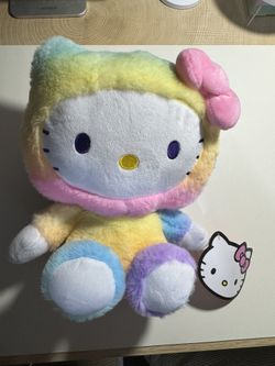 Rainbow Hello Kitty Plush