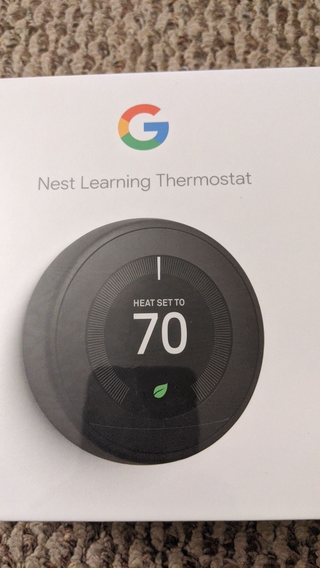 Google nest learning thermostat