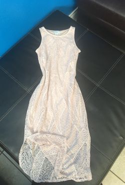 Blush pink designer dress