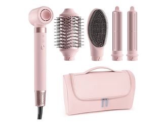 MESCOMB HL-3030C Pink Professional 5 in 1 High-Speed Hot Air Styler