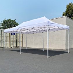 New $185 Heavy Duty 10x20 FT Ez Pop Up Canopy Outdoor Party Tent Instant Shades w/ Carry Bag