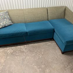Like New Sleeper Sectional Couch 