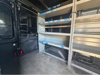 metal racks for work van