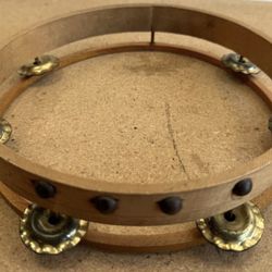 VTG WOOD Tambourine 7.5" Diameter Instrument