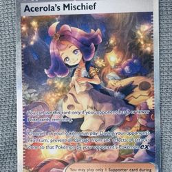 Pokemon Acerola's Mischief - SIR - 183/132 - ME01: Mega Evolution (MEG)