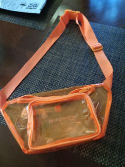 Designer Orange Translucent Fanny Packs