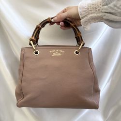 Authentic Gucci Bamboo Mini Tote 