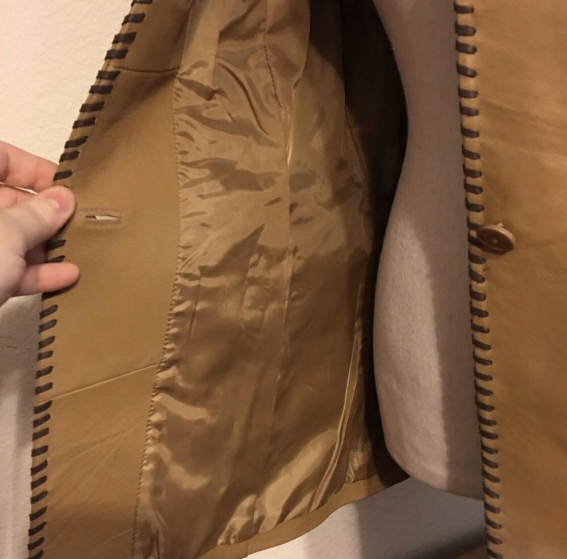 Metro Style western style leather jacket NWOT 8