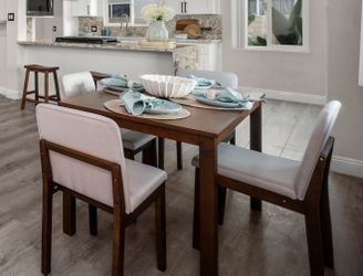 Square dining table