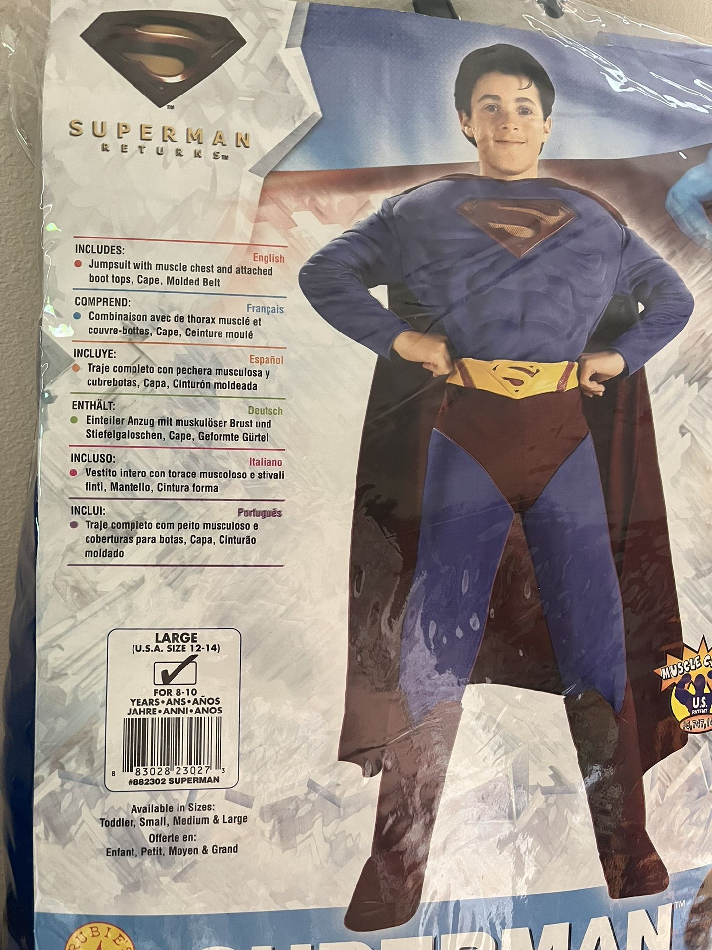 Halloween Superman Costume (new)