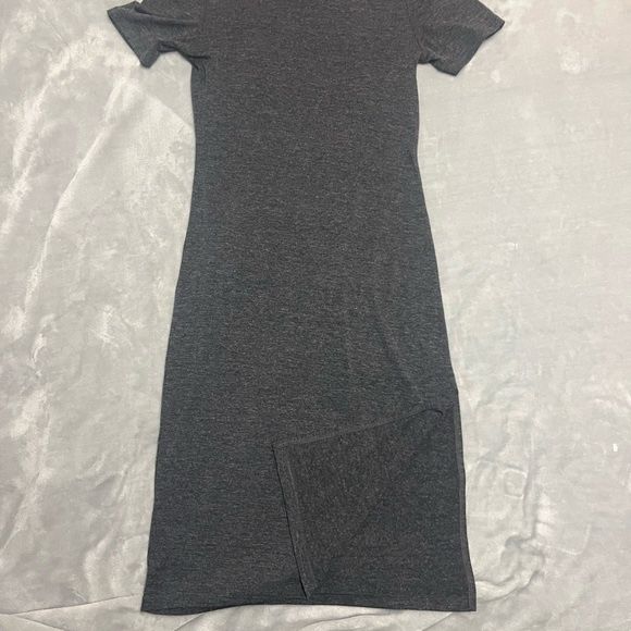 Wilfred Gray Midi Dress with Timeless Elegance