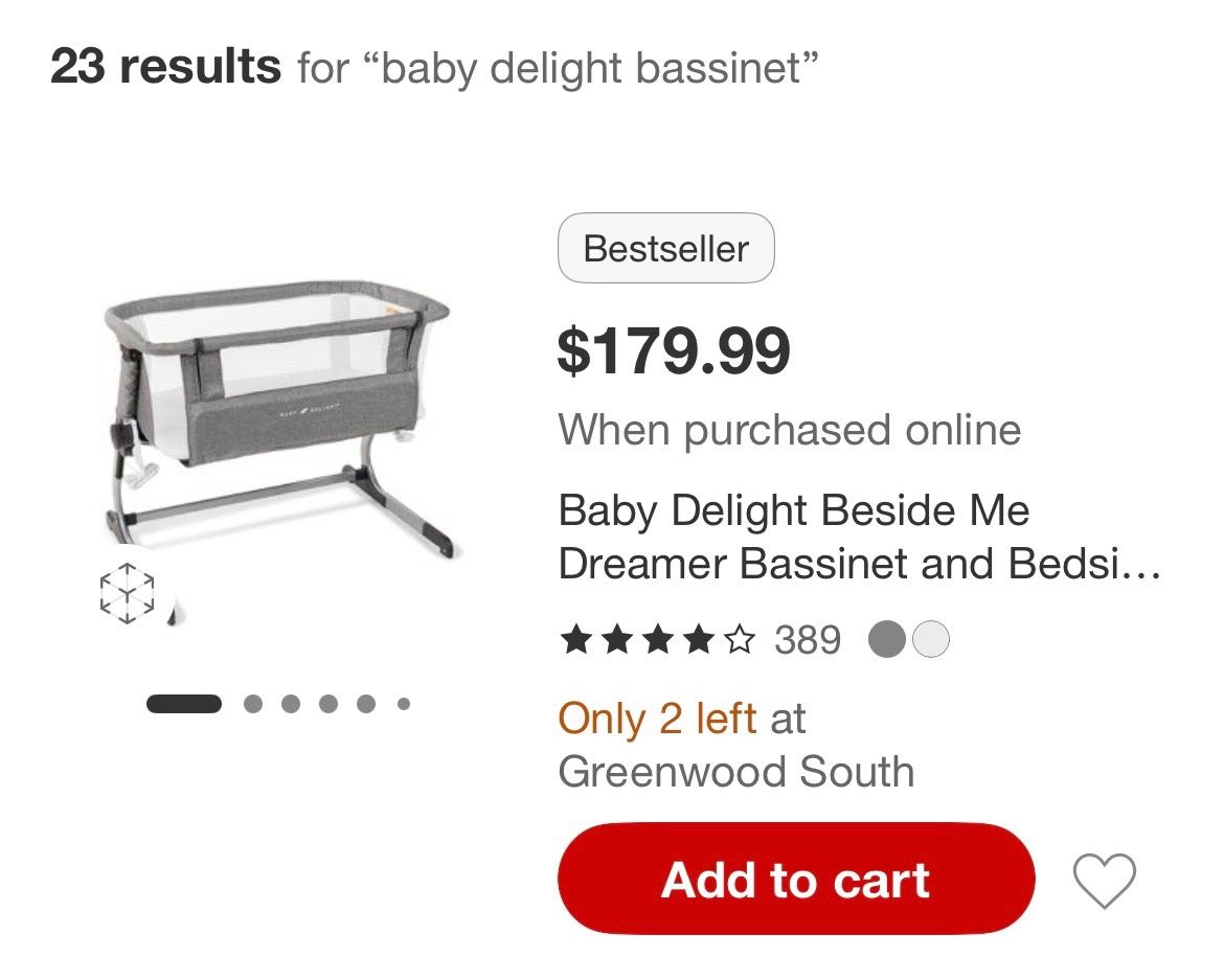 Baby Delight Bassinet (Bedside Me Dreamer)