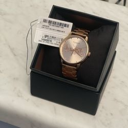Rose Gold Coach Watch