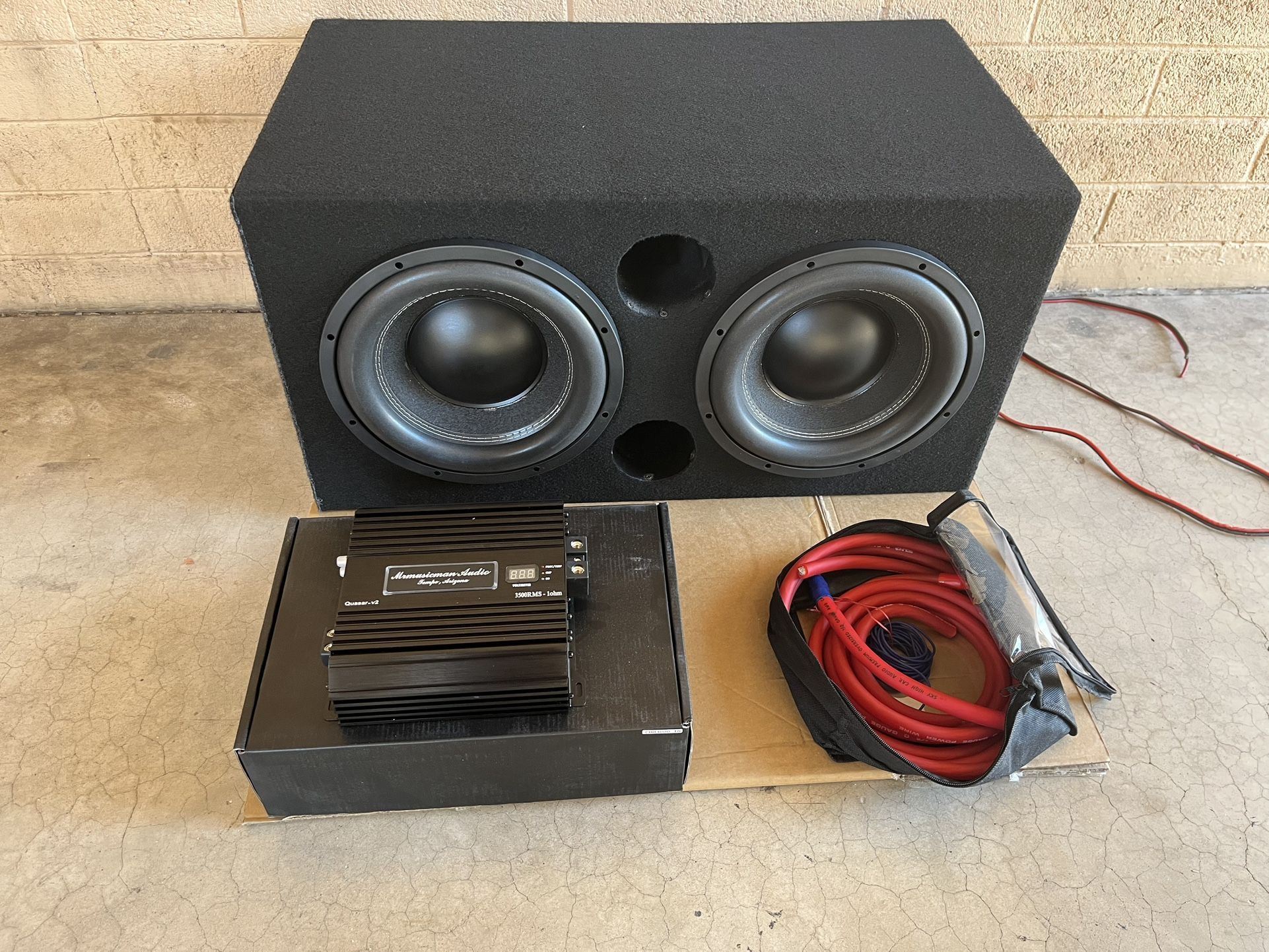Mrmusicman Audio 2-12 Bass Package 🔊🔊- $799